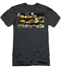 Unique Blue and Yellow Hotdogs Team of Monkeys T-Shirt