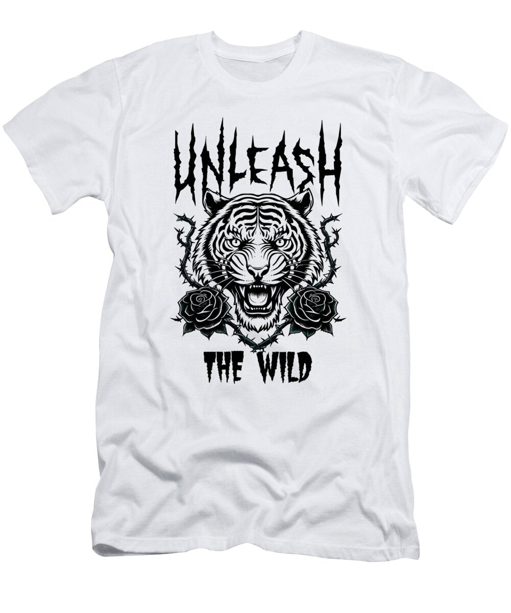 Unleash the Wild the Roar of Nature Mounir Khalfouf T-Shirt