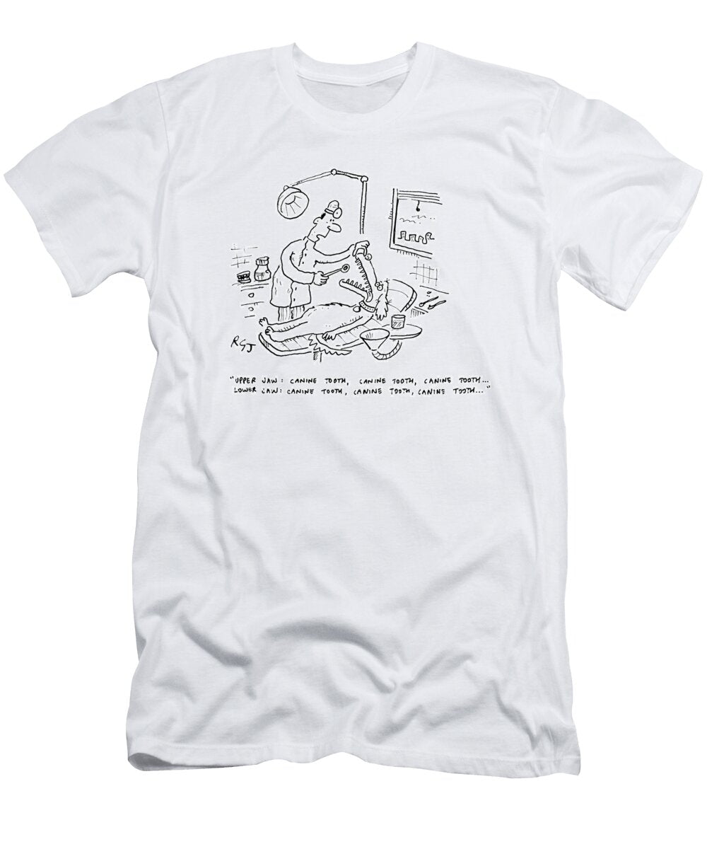 Upper Jaw Canine Tooth Canine Tooth Lower Jaw Canine Richard Jolley T-Shirt