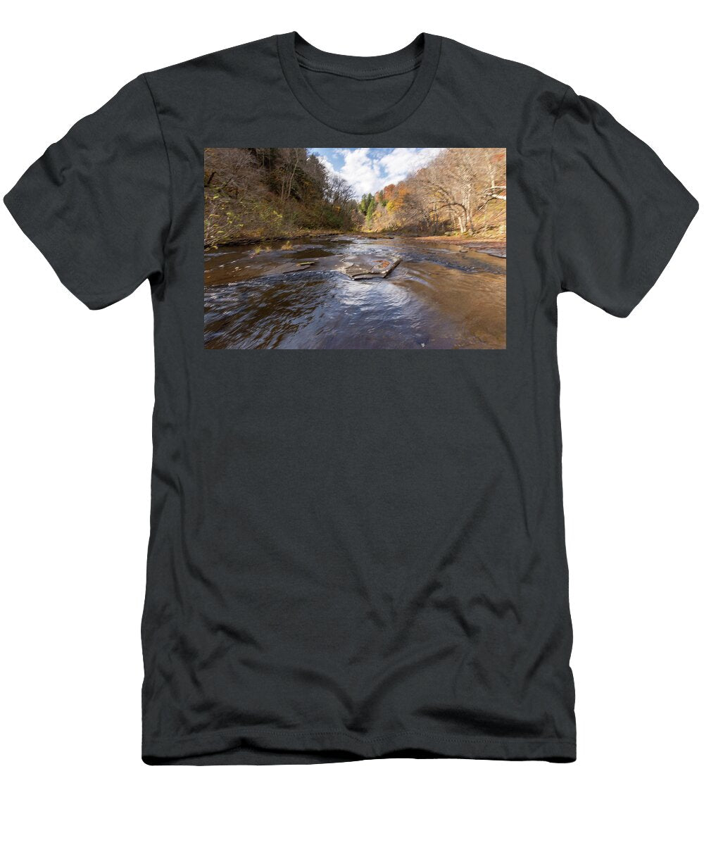 Upstream From the Falls Wayne Kirby T-Shirt
