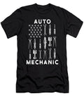 US Flag Wrench Workshop Screwdriver Mechanic Gift Thomas Larch T-Shirt