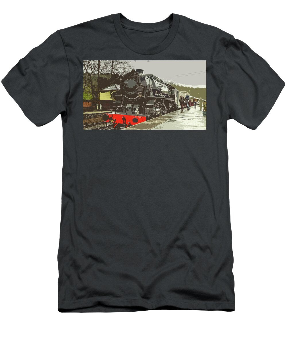 USA Class S160 Locomotive 6046 At Froghall Station Catchavista T-Shirt