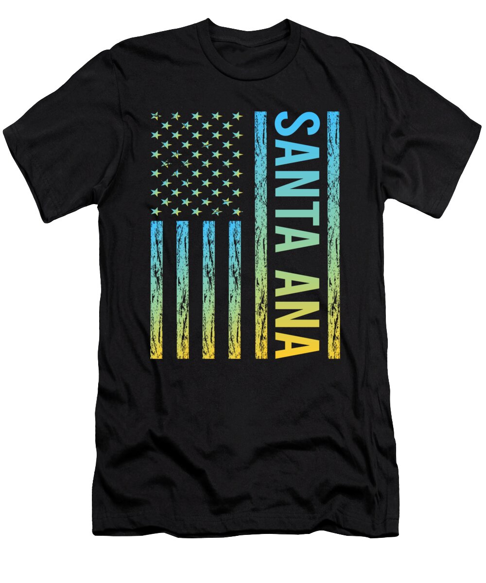 USA Flag Santa Ana Colin Swift T-Shirt