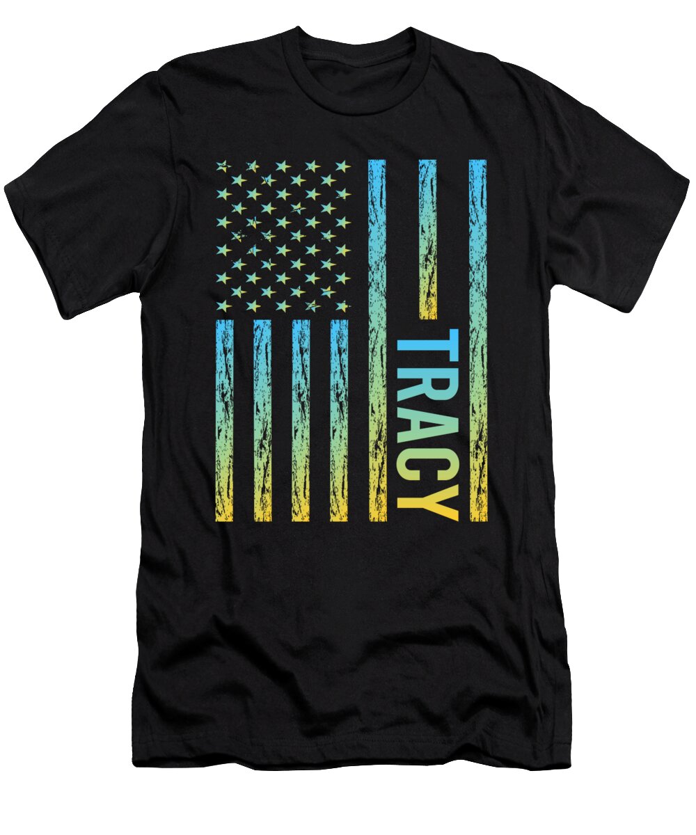 USA Flag Tracy Colin Swift T-Shirt