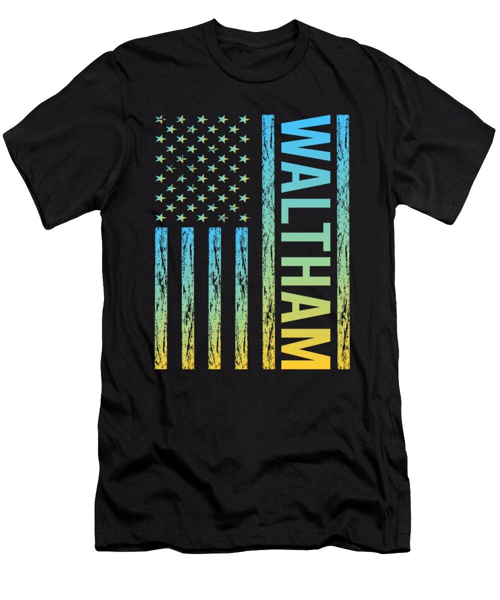 USA Flag Waltham Colin Swift T-Shirt