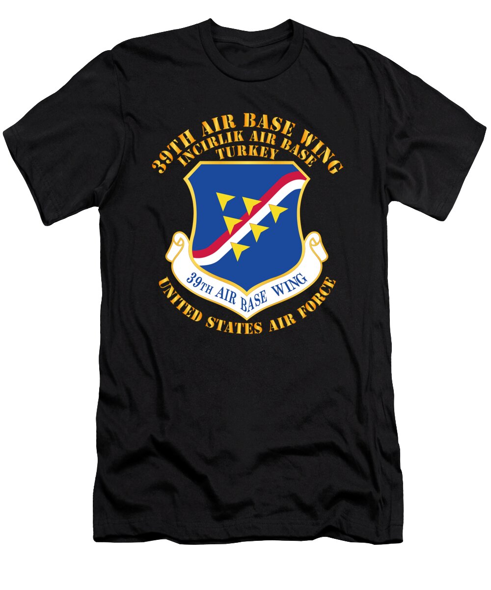 Usaf 39th Airbase Wing 3rd Af Incirlik Air Base Turkey Tom Adkins T-Shirt