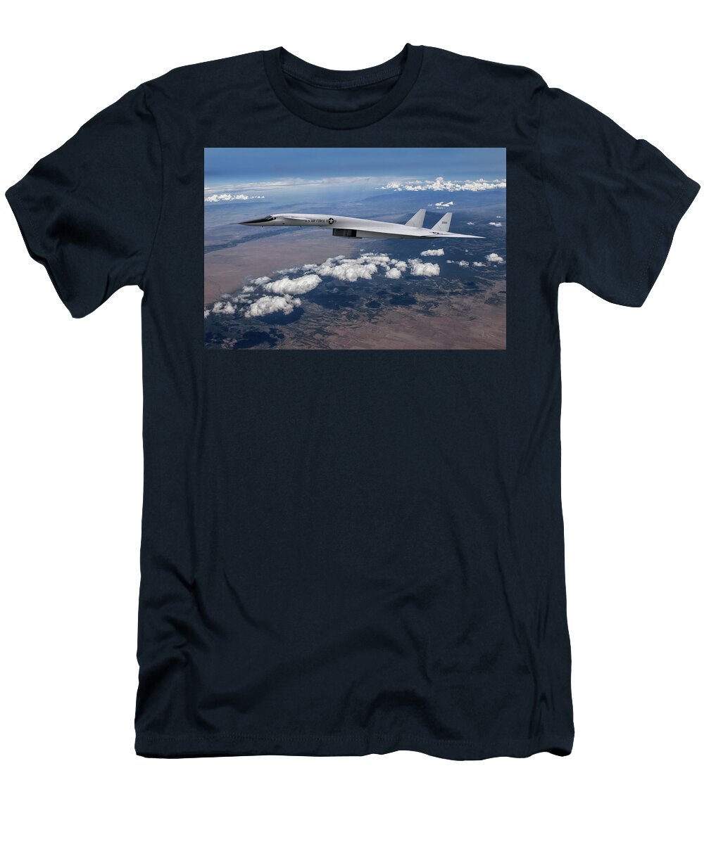 Usaf North American Rockwell Xb 70 Valkyrie Erik Simonsen T-Shirt