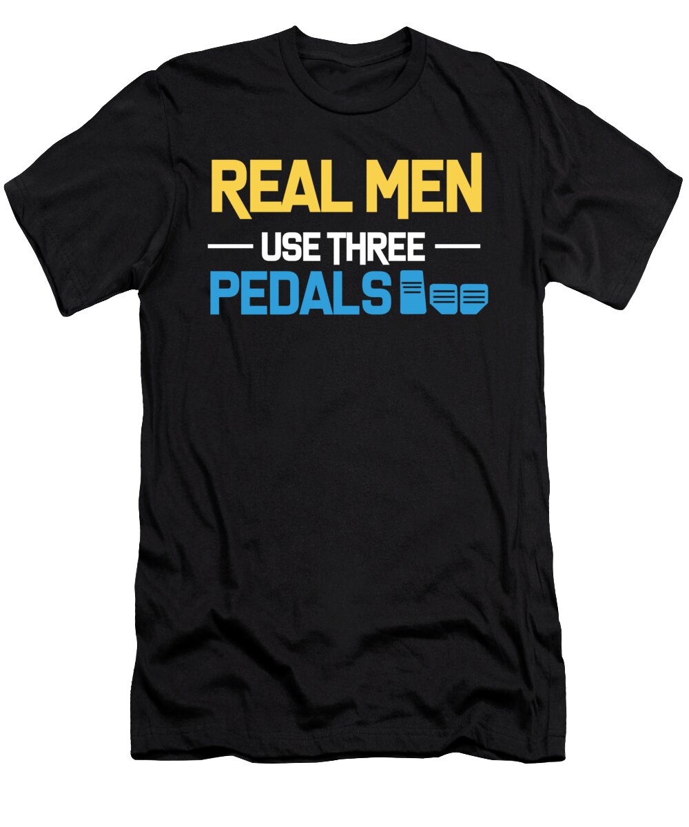 Use Three Pedals Gift David Schuele Art T-Shirt