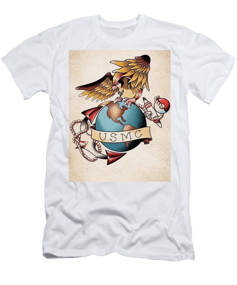 Usmc Romen Hines T-Shirt