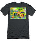 Utb 650 Tractor Side View Colorful Canvas Painting Nicko Prints T-Shirt