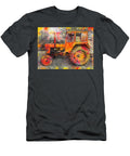 Utb 650 Tractor Side View Digital Painting with Red and Orange Nicko Prints T-Shirt