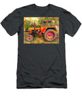 Utb 650 Tractor Side View Digital Painting with Vintage Look Nicko Prints T-Shirt