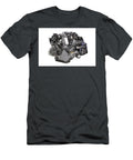 V6 Car Hybrid Engine Isolated on White Goce Risteski T-Shirt