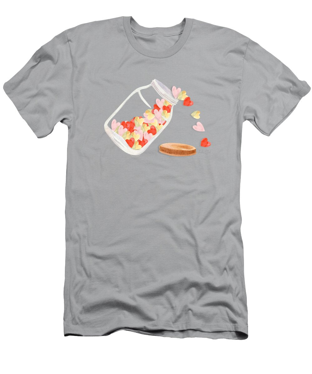 Valentine Candy Jar Sandra Clark T-Shirt