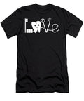 Valentines Day Dentist Clothing Gift for Him Her Tooth Love Haselshirt T-Shirt