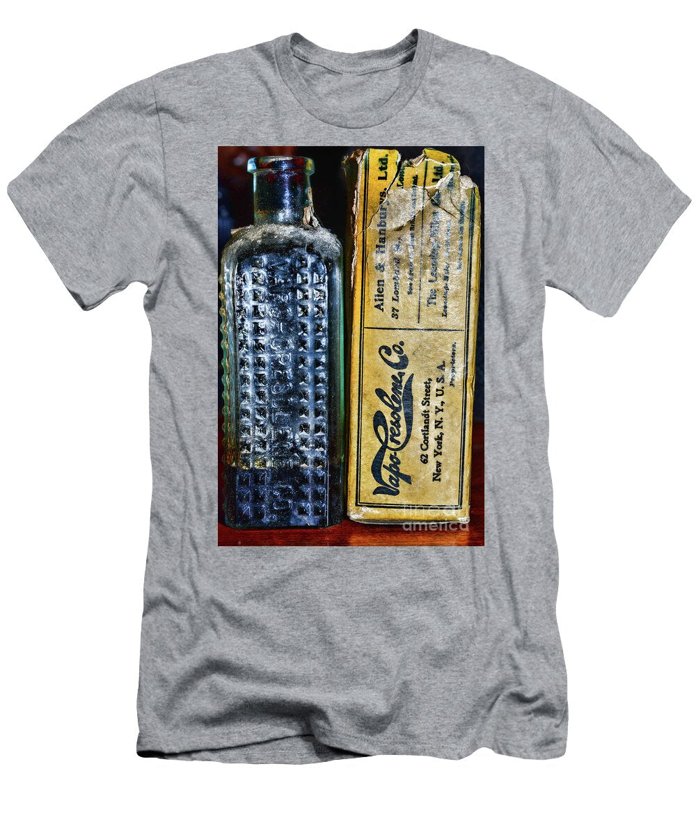 Vapo Cresolene Vaporizer Liquid Poison Bottle Paul Ward T-Shirt