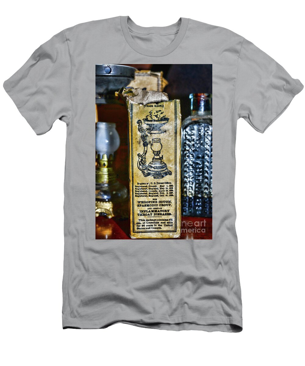 Vapo Cresolene Vaporizer Liquid Poison Original Packaging Paul Ward T-Shirt