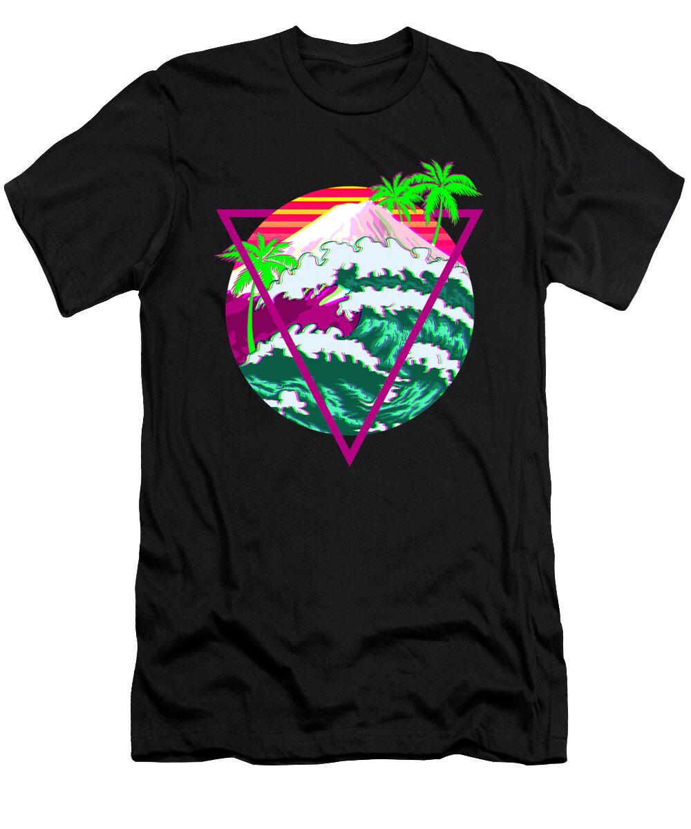 Vaporwave Aesthetic Japanese Waves Retro 1980s and 1990s Dhbubble T-Shirt