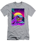 Vaporwave Anime Japanese Great Wave Ramen Noodles Bowl Yazin Dherri T-Shirt