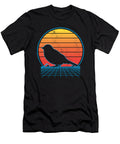 Vaporwave Bird Lover Birdwatching Bird Whisperer Binoculars Haselshirt T-Shirt