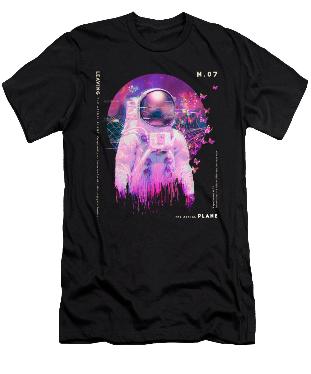 Vaporwave Collage Astral Astronaut Pavel Smirnov T-Shirt