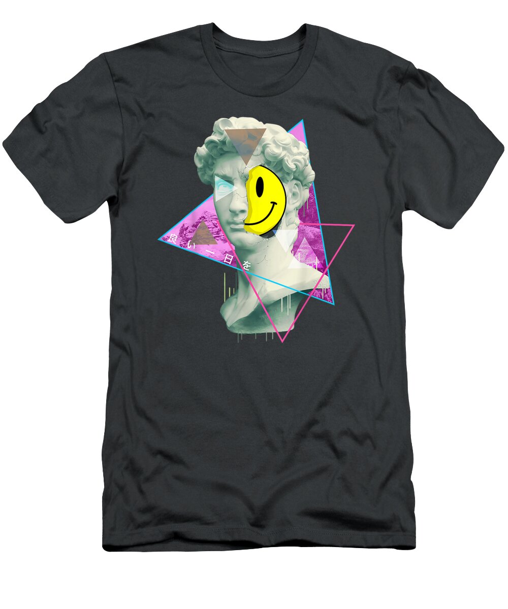 Vaporwave Have a Nice Day Statue of David Retro 1980s Art Paislv Mete T-Shirt
