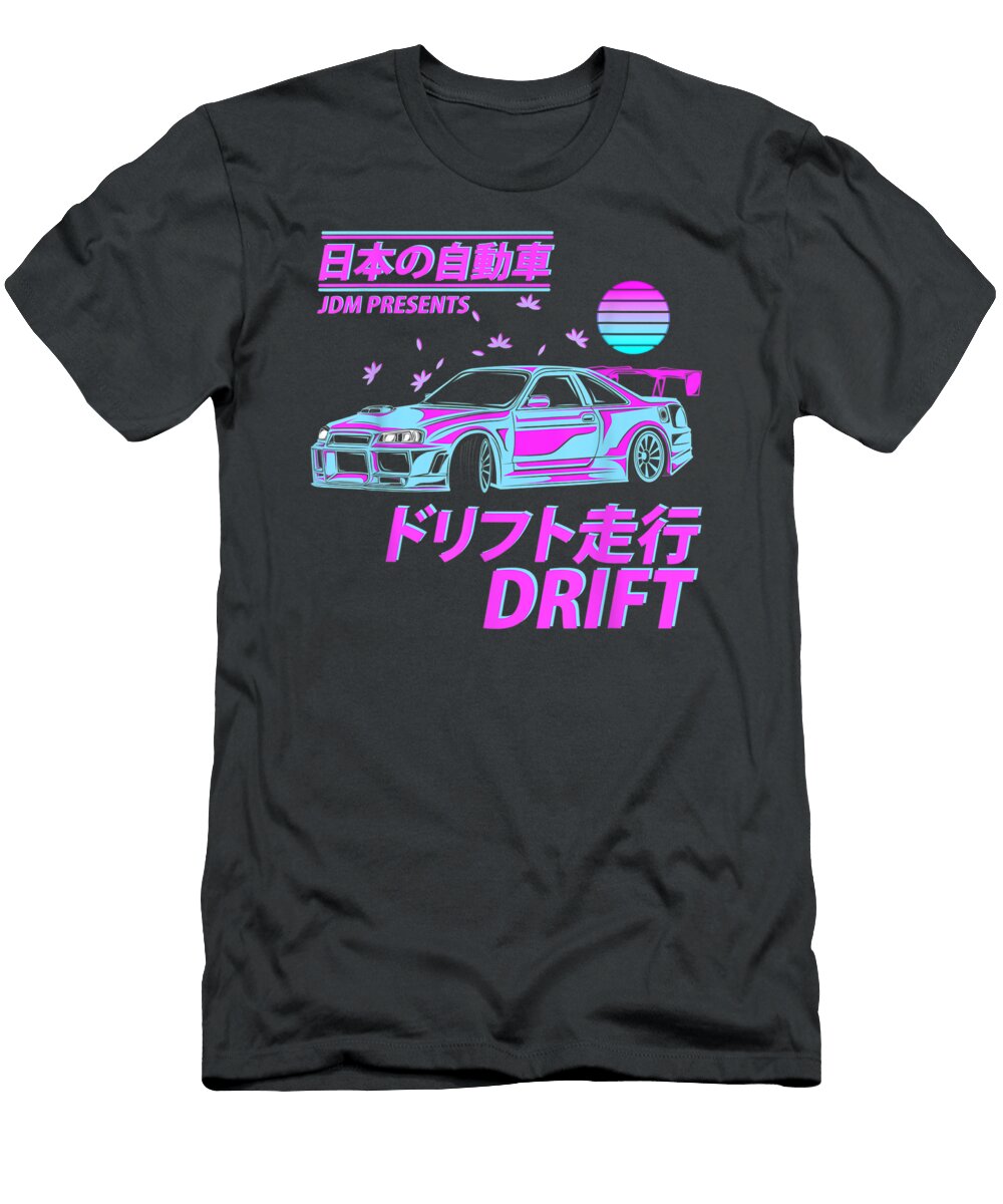 Vaporwave Japan Jdm Car Vehicle Drift for Motor Race Lovers Do Tran Quang T-Shirt