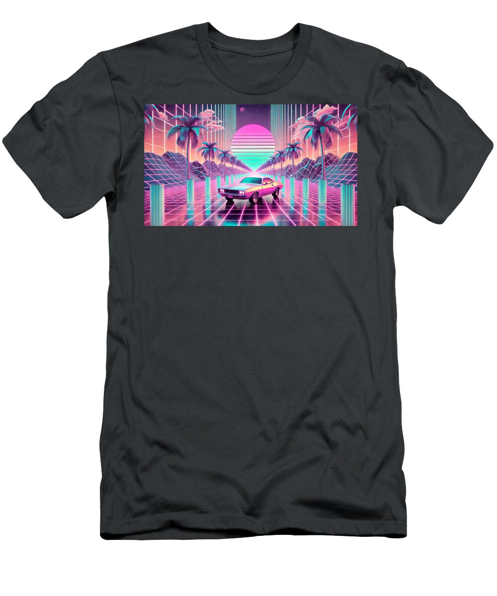 Vaporwave Muscle Bradley Schultz T-Shirt