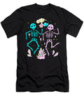 Vaporwave Pastel Goth Cute Skeleton Dancing Bastav T-Shirt