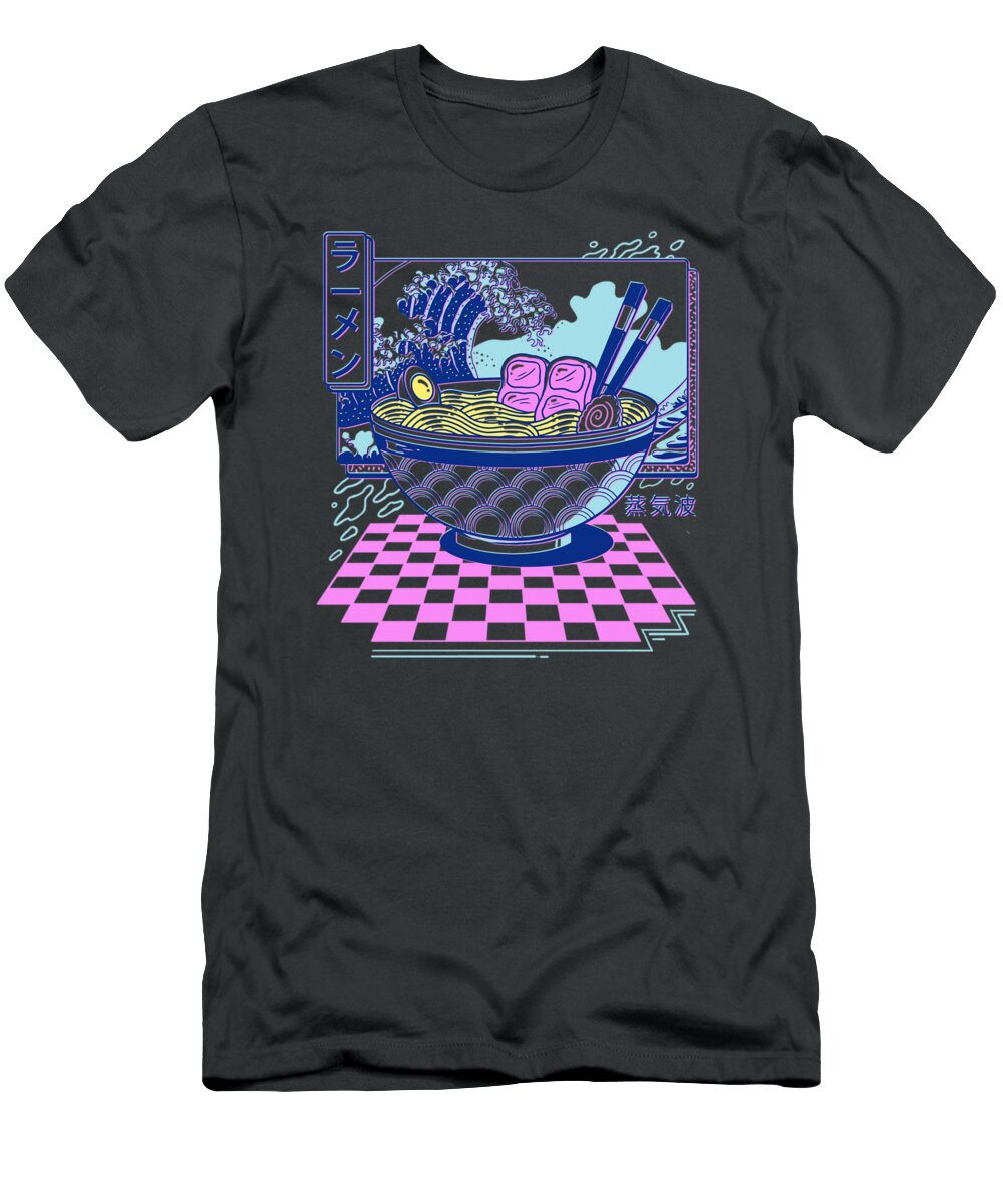 Vaporwave Ramen Maple Darci T-Shirt