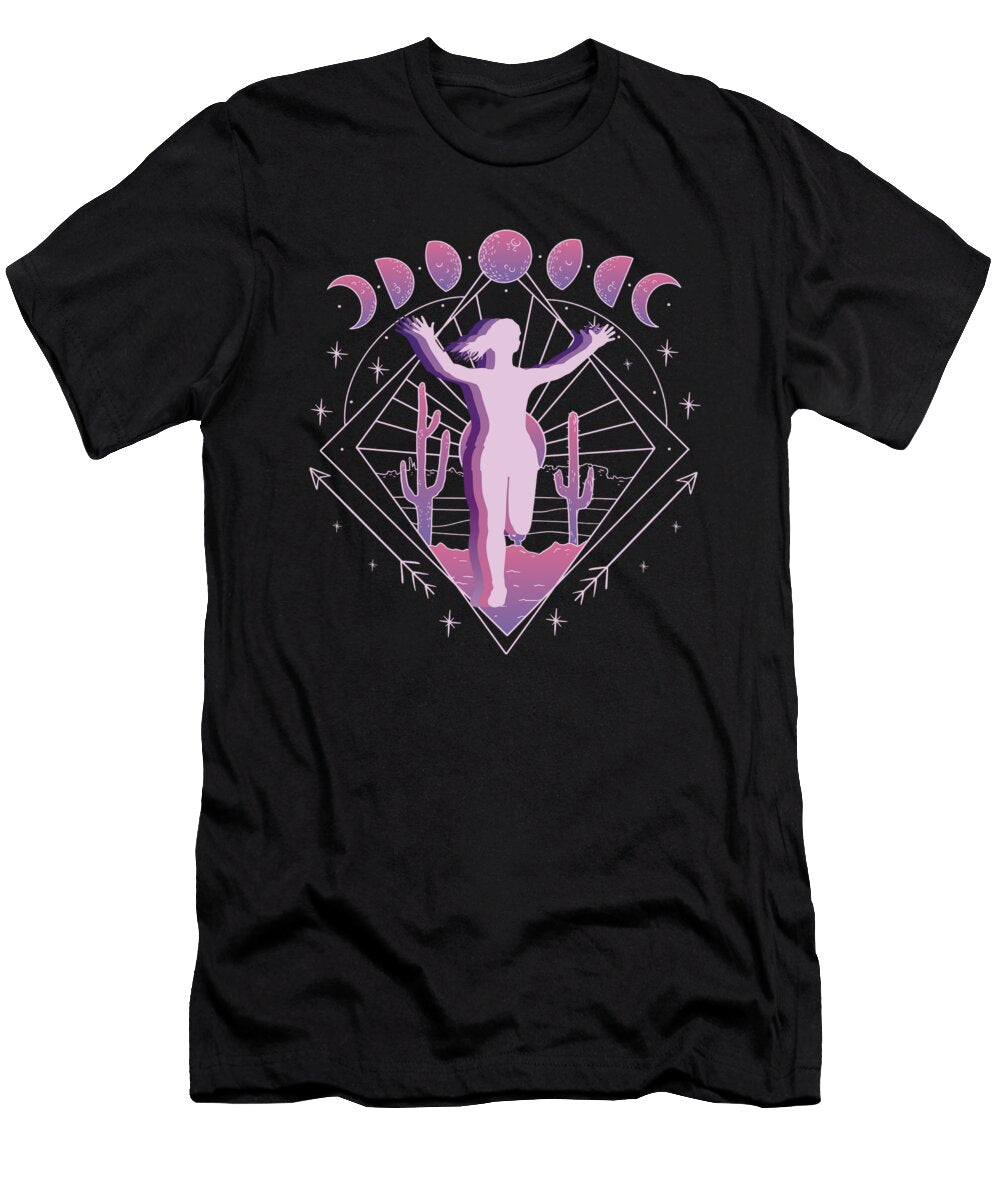 Vaporwave Space Marathon Trail Running Greenoptix T-Shirt