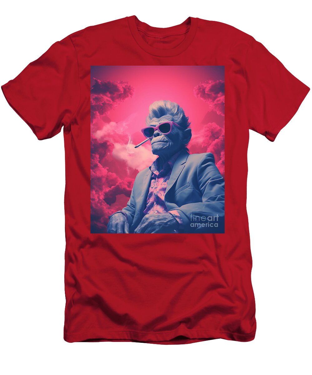 Vaporwave Troll Ar 45 Stylize 250 By Asar Studios Celestial Images T-Shirt