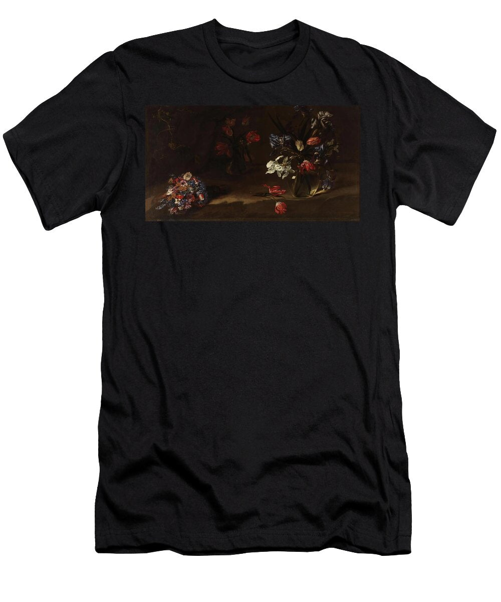 Vases of Flowers 1640 1642 Oil on Canvas Mario Dei Fiori 1603 1673 T-Shirt