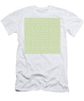 Velvety Petal Chevron in Lime Green Reversed Patricia Keith T-Shirt