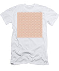 Velvety Petal Chevron in Pale Peach Reversed Patricia Keith T-Shirt