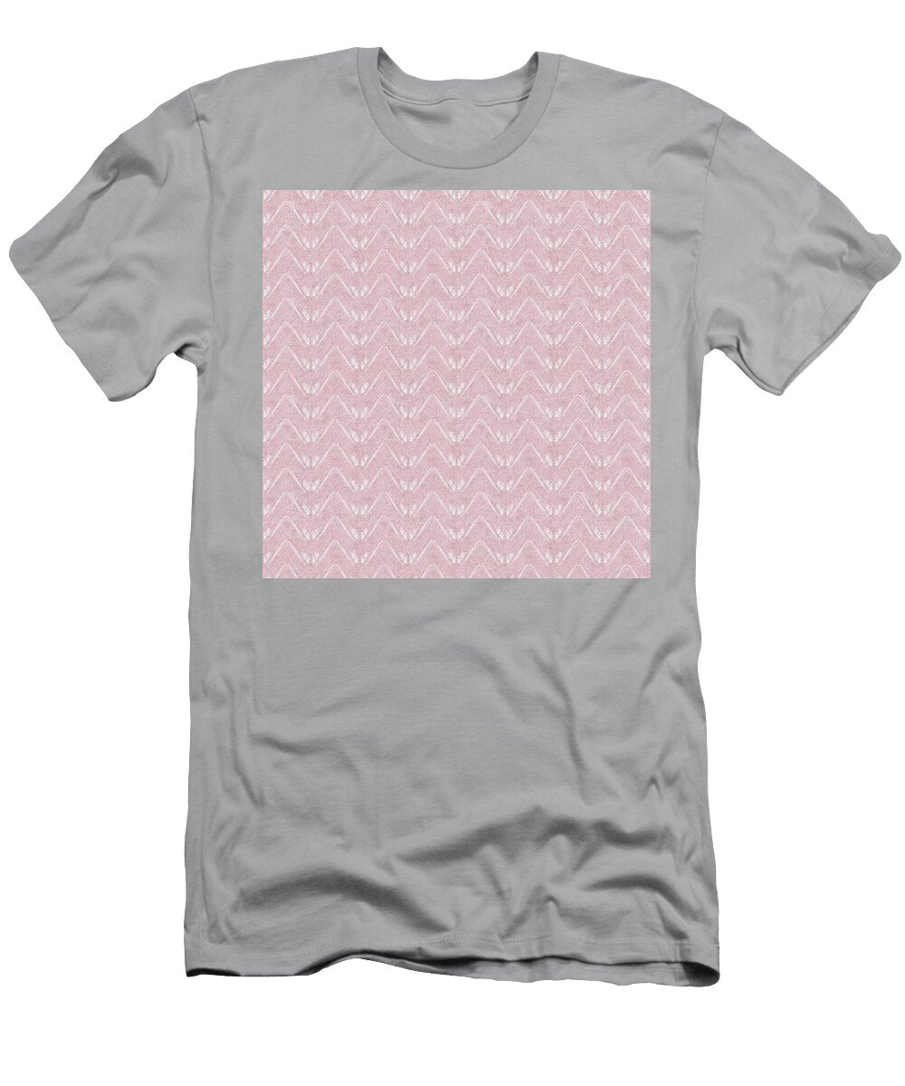 Velvety Petal Chevron in Pale Pink Patricia Keith T-Shirt