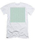 Velvety Petal Chevron in Pastel Green Reversed Patricia Keith T-Shirt