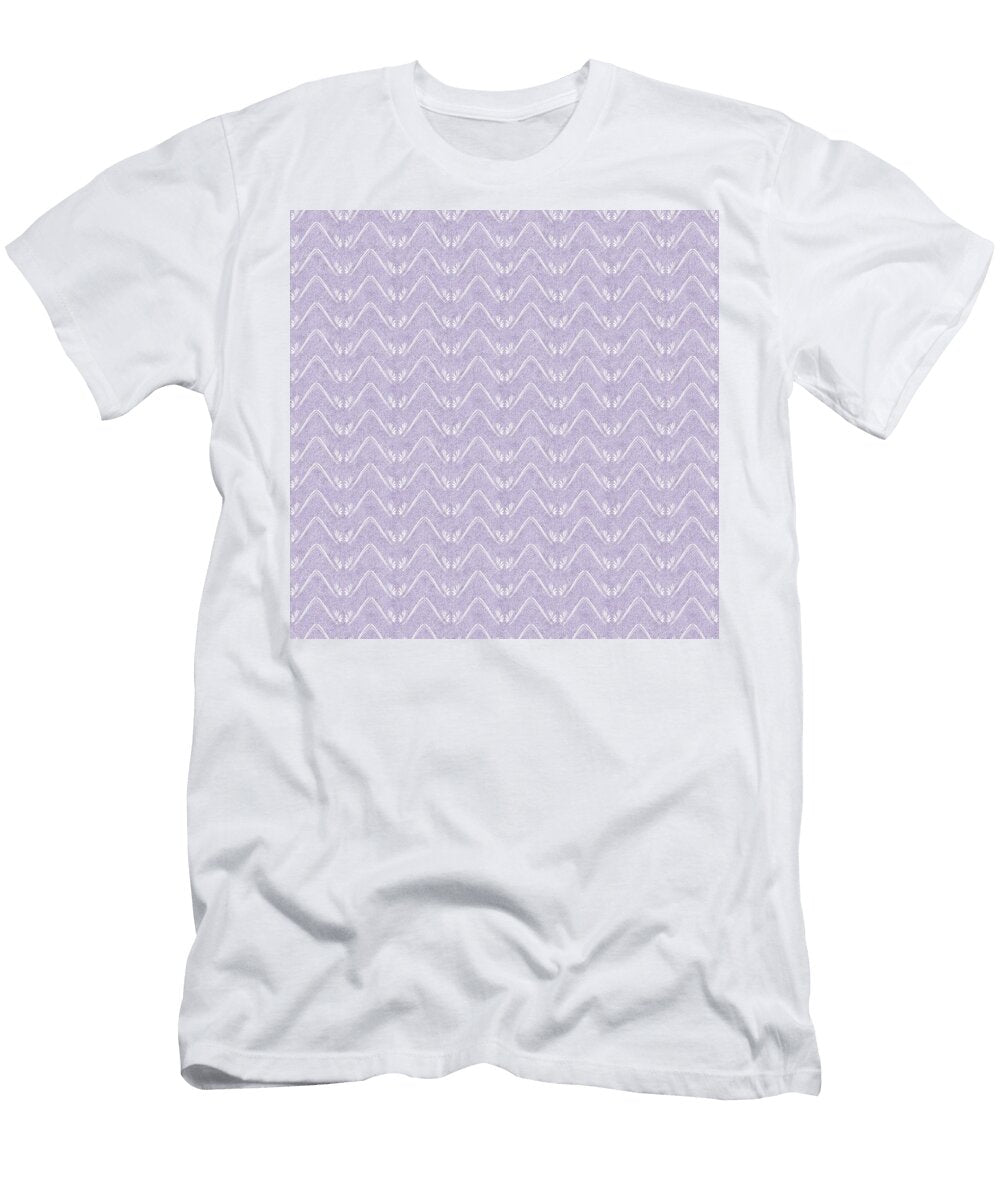 Velvety Petal Chevron in Pastel Lilac Reversed Patricia Keith T-Shirt