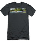 Vendors Back Up to Lake At Local Fair David Wood T-Shirt