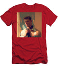 Very Handsome Fashion Model in a Jack Kirby By Asar Studios Celestial Images T-Shirt