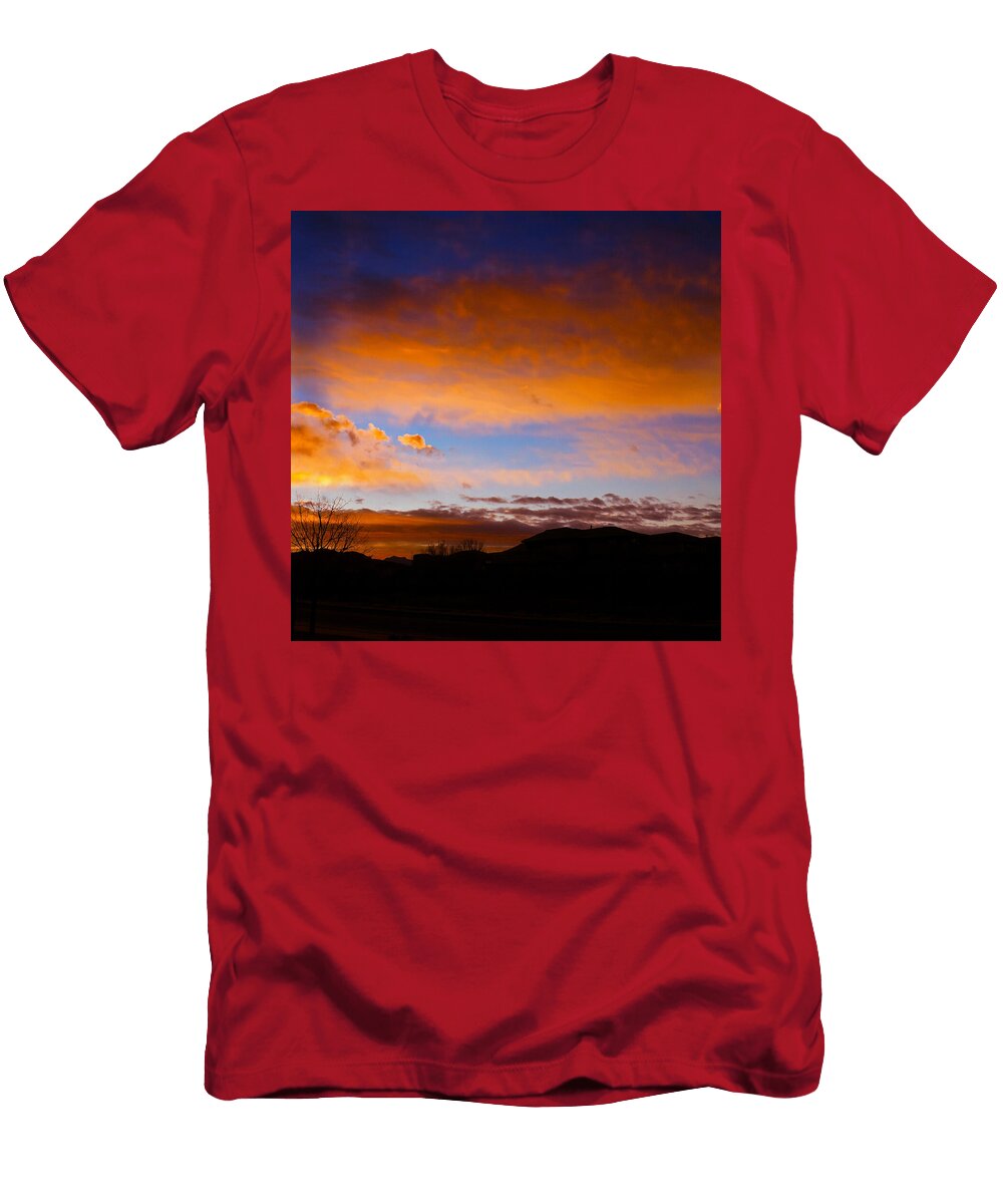 Vibrant Evening Sunset Mario G Rivera T-Shirt