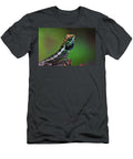 Vibrant Lizard on a Branch Jane Kirby T-Shirt