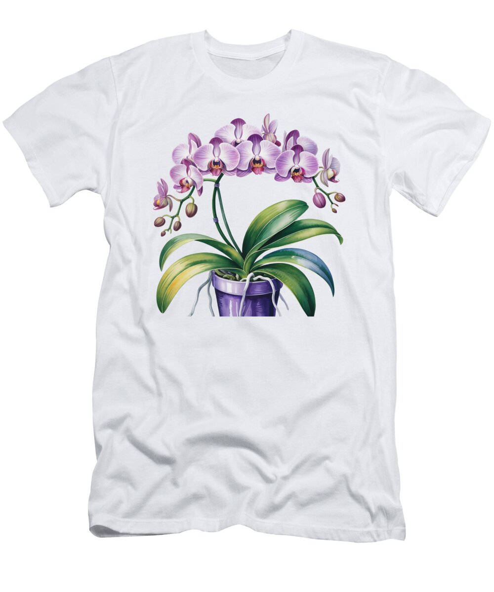 Vibrant Orchid in Bloom Joanna Redesiuk T-Shirt