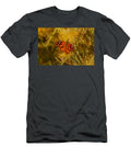 Vibrant Red Butterfly Amidst Thicket Mario G Rivera T-Shirt