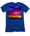 Vibrant Sunset Over Open Field Mario G Rivera T-Shirt