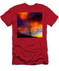 Vibrant Sunset Over Silhouetted Tree Mario G Rivera T-Shirt