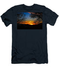 Vibrant Sunset Through Silhouetted Trees Mario G Rivera T-Shirt