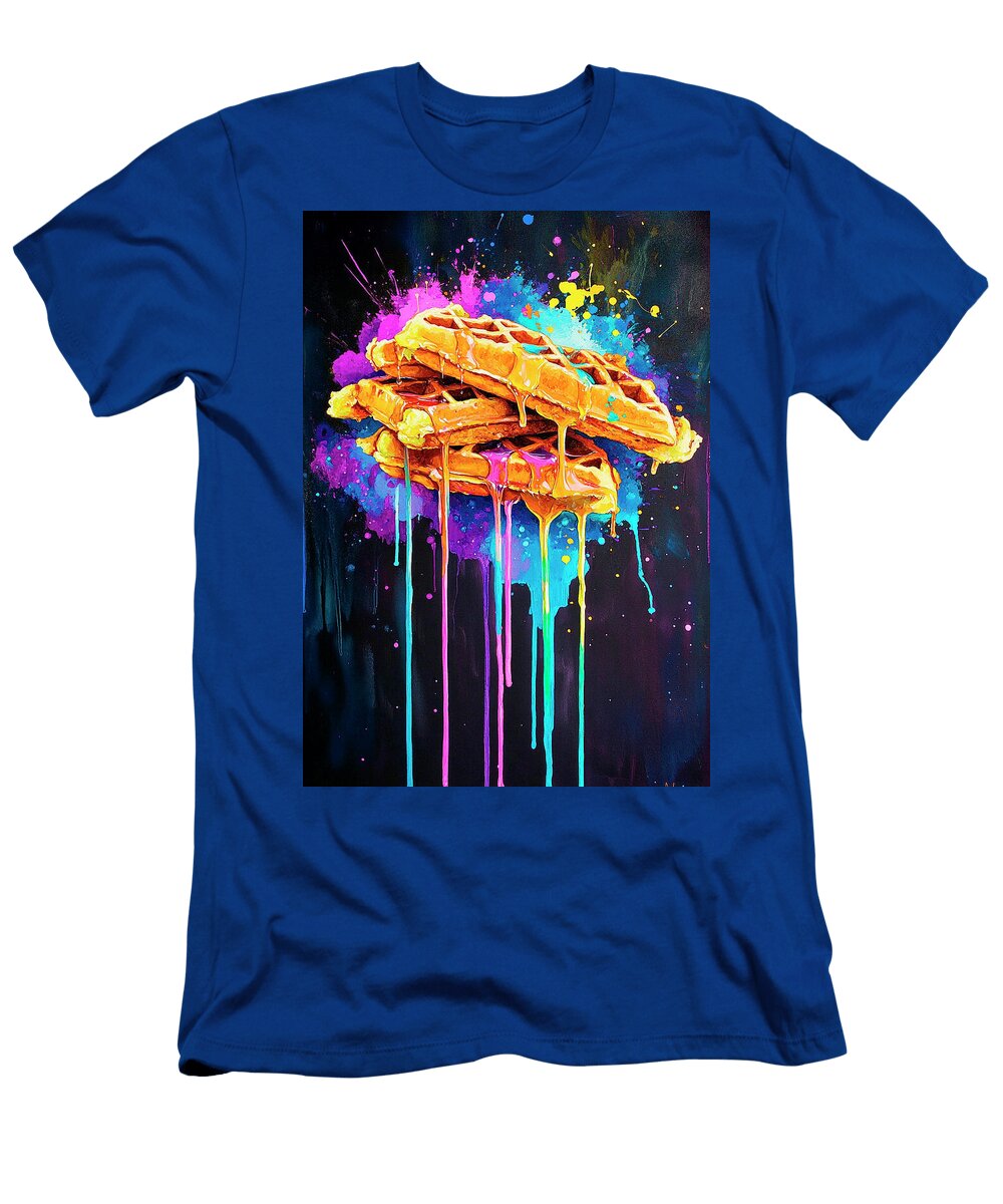 Vibrant Waffle Symphony of Sweetness Merssi Norely T-Shirt