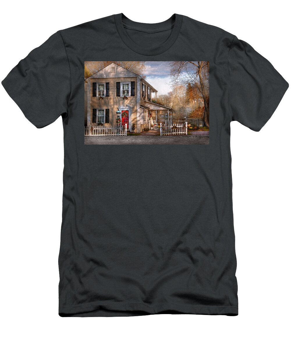 Victorian Clinton Nj Dreaming of Skating Again Mike Savad T-Shirt