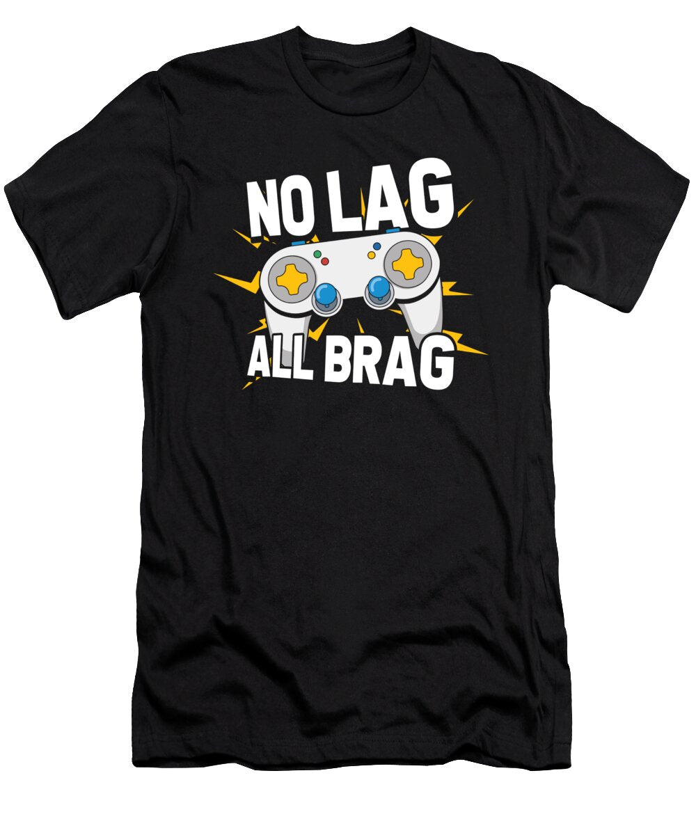 Video Games Gaming Gamer Lag Crazy Squirrel T-Shirt